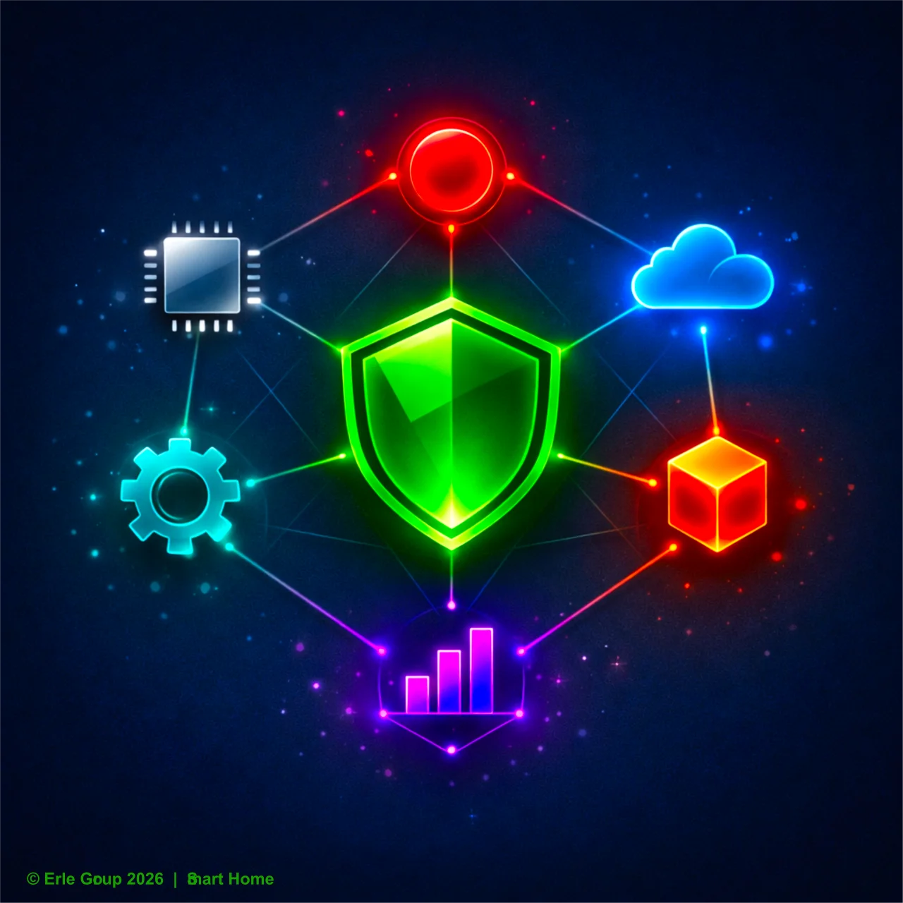 Erle Gruppe – vernetztes Technologie-Ökosystem mit Systemfarben